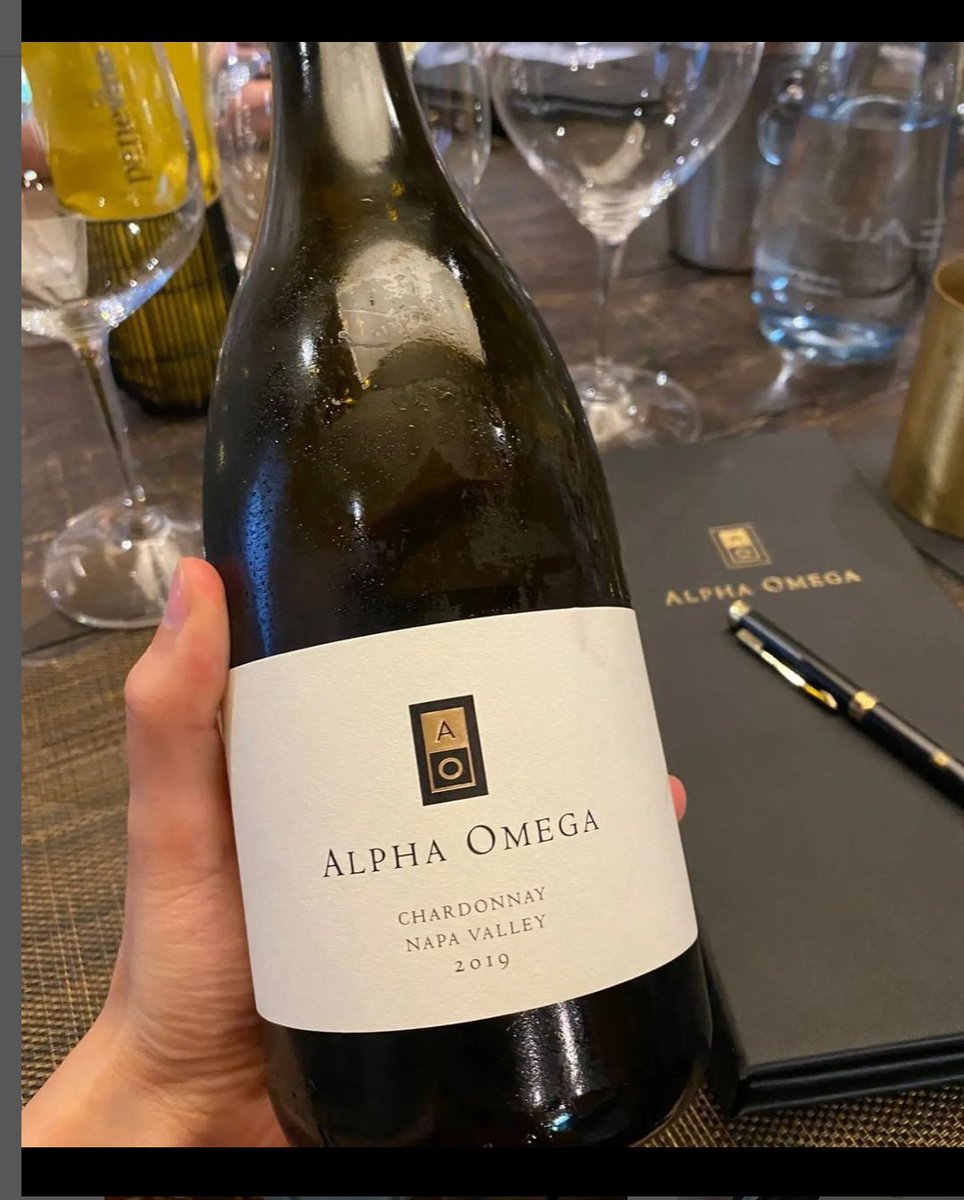 Greet the afternoon with a fresh & aromatic lift of ripe Bartlett pears, blanched almonds & ginger — @aowinery #Chardonnay #NapaValley 2019 is a pure sensory experience & an AlphaOmega wine club fan favorite. ~Image via @adelastulirova l8r.it/RxYm #winetasting #napa