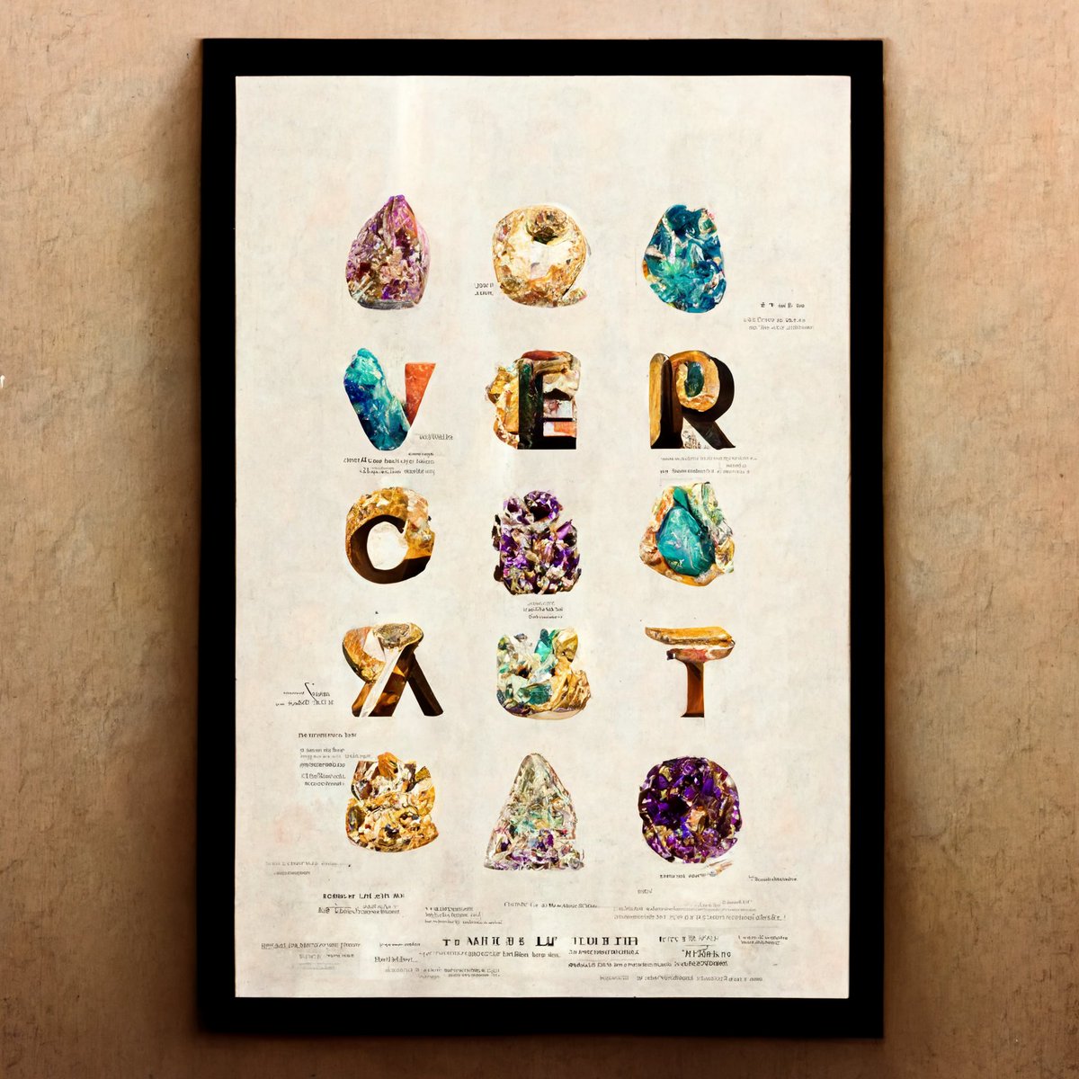 HsuanLingTu's tweet photo. 09/14/2022
AI + Typography + Gem Stones

#AI #typography #midjourney #midjourneyai #midjouneyart #midjourneydesign #poster #posterdesign #gemstone #artificialinspiration #graphicdesign https://t.co/5qoAJQdpBI