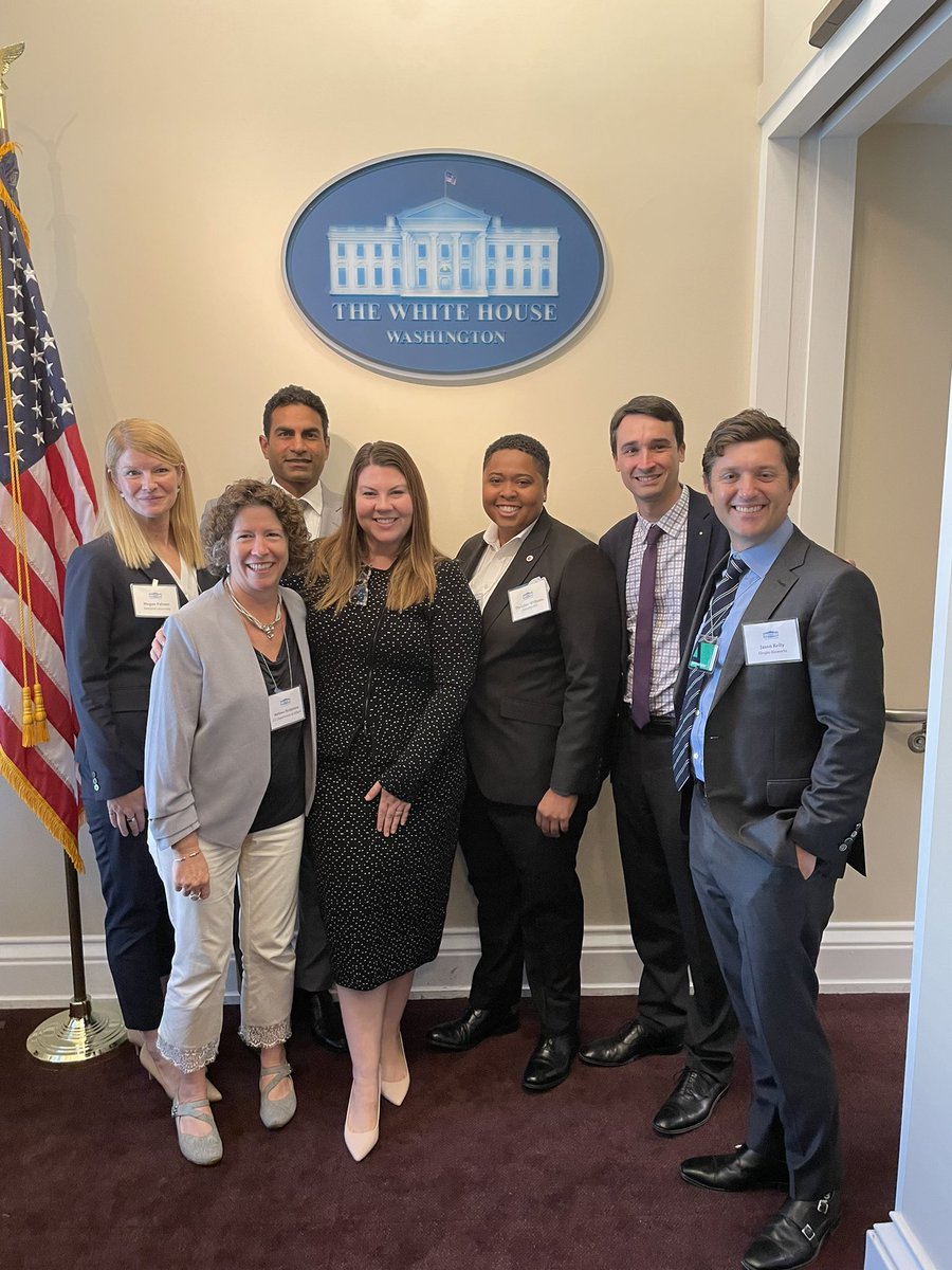 Thrilled to represent #biotech at the <a href="/WhiteHouse/">The White House</a> today with our good friends <a href="/jrkelly/">Jason Kelly</a> (<a href="/Ginkgo/">Ginkgo Bioworks</a>), Douglas Friedman (<a href="/TheBioMADE/">BioMADE</a>), Tia Lyles-Williams (<a href="/LucasPyeBIO/">LucasPye BIO</a>), Sri Kosaraju (<a href="/InscriptaInc/">Inscripta, Inc.</a>), @meganjpalmer (<a href="/Stanford/">Stanford University</a>) and Barbara McQuiston.