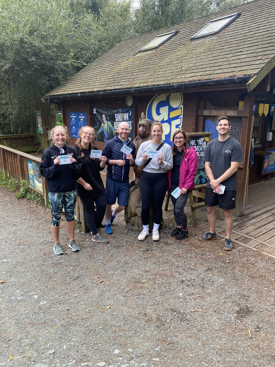 SHuntPT's tweet photo. After an incredible summer I’m ready to get back to uni. We’ve done a little pre-uni monkey business to get back into the swing of things.. see you tomorrow @UoS_Physio! 2nd year here we come🙋‍♀️. https://t.co/NwgCbc3uuO