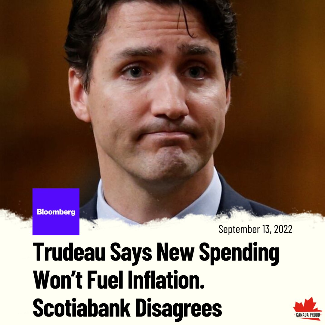 The big banks are now calling out Trudeau for causing inflation. 👍