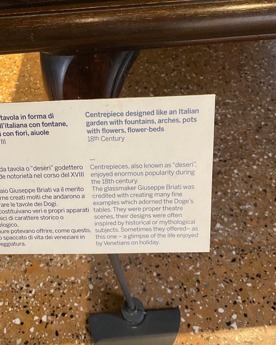gardenbarbara's tweet photo. Dazzled by a table-scape from the 18th century in the Glass Museum in Murano. Not sure how to get into suitcase for return journey #glassmakers #murano #artisanal #venetianisland #tablescape #glassart #exceptionalskills https://t.co/zz0QMLZ15q