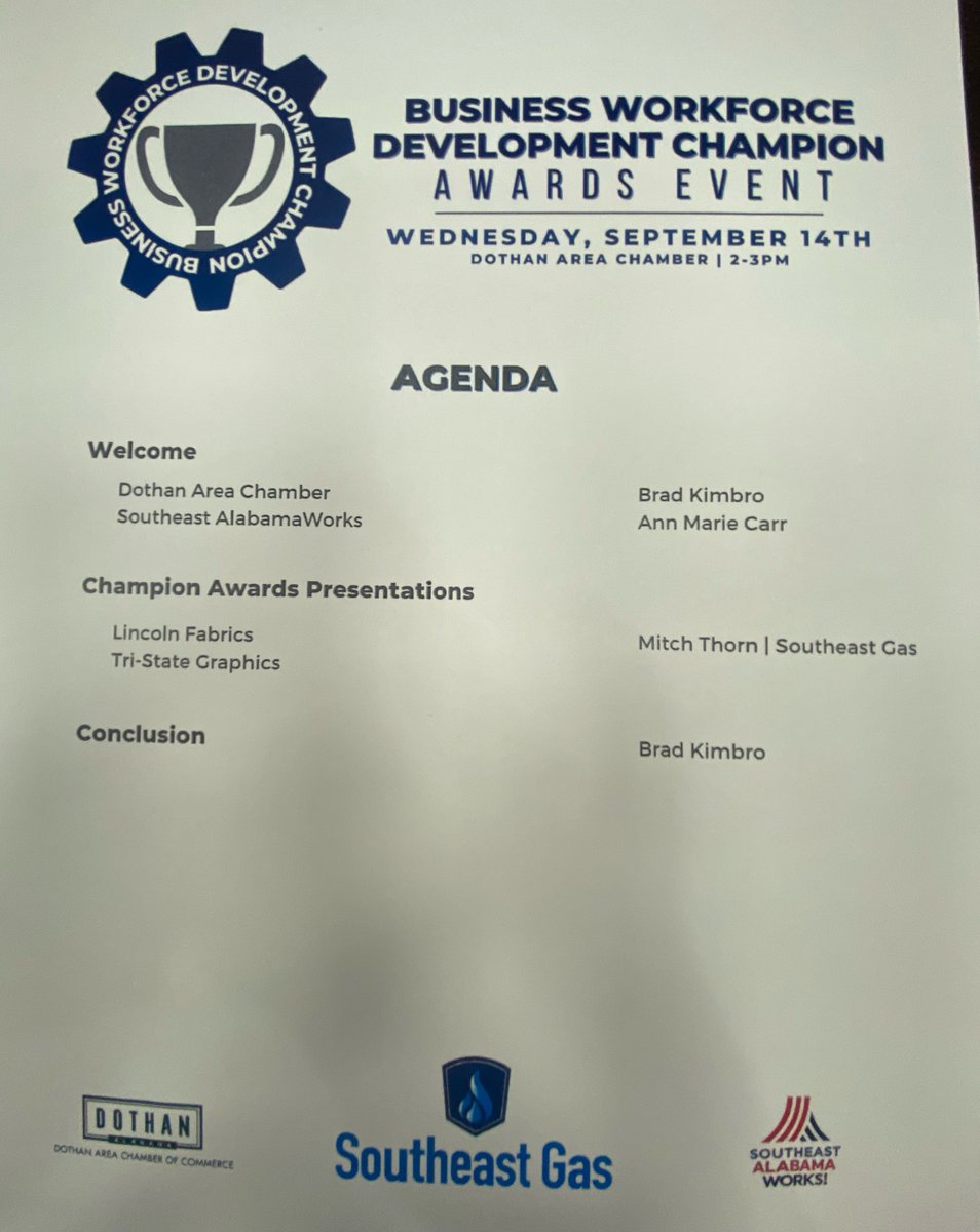 PRemployer's tweet image. Join us in congratulating Chris Suddarth, owner of Tristate Graphics, on his award today! 

#partnerwithexperts