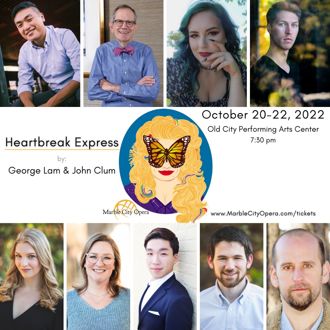 "Heartbreak Express" by: George Lam &amp; John Clum

Inspired by the documentary For the Love Of Dolly, the opera follows 4 Dolly Parton "superfans" waiting to meet her for the first time.

MarbleCityOpera.com/tickets

#MarbleCityOpera #meetopera