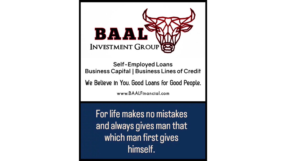 We are in business to help the small businesses across the U.S.
☻
💰💰💰 → : BAALFinancial.com
☻
#baalinvestmentgroup #baalfinancial #loan
#funding #money #financialservices #funds #loan #botl #sotl #loans
#financial
 #businessloans #smallbusinesloans #smallbusiness