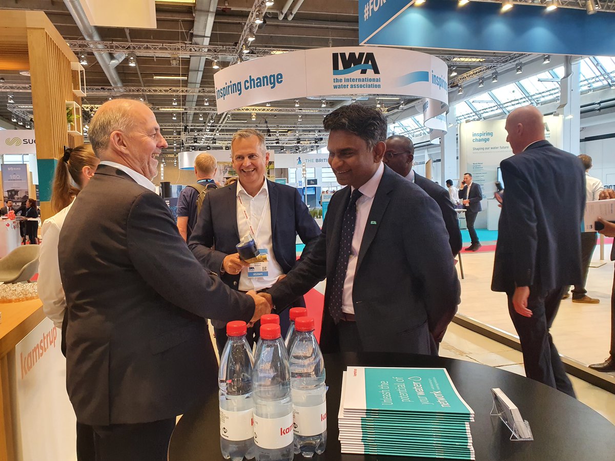 KamstrupGroup's tweet photo. We are attending the @IWAHQ #WorldWaterCongress in Copenhagen. Great to see #water on the agenda with experts and decision-makers from all over the world. Come and visit us at booth C2-290 for a talk about leak detection, valuable data insights and much more!

#itstimetoknow https://t.co/sSTSBTCdB6