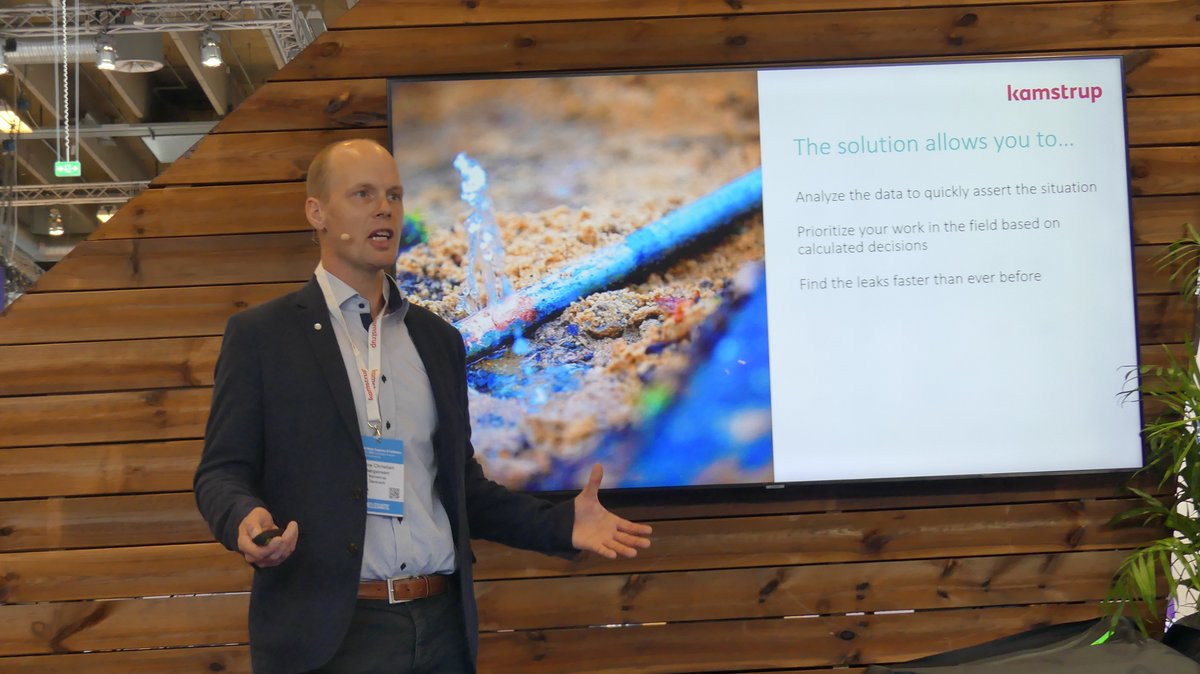 We are attending the <a href="/IWAHQ/">International Water Association</a> #WorldWaterCongress in Copenhagen. Great to see #water on the agenda with experts and decision-makers from all over the world. Come and visit us at booth C2-290 for a talk about leak detection, valuable data insights and much more!

#itstimetoknow