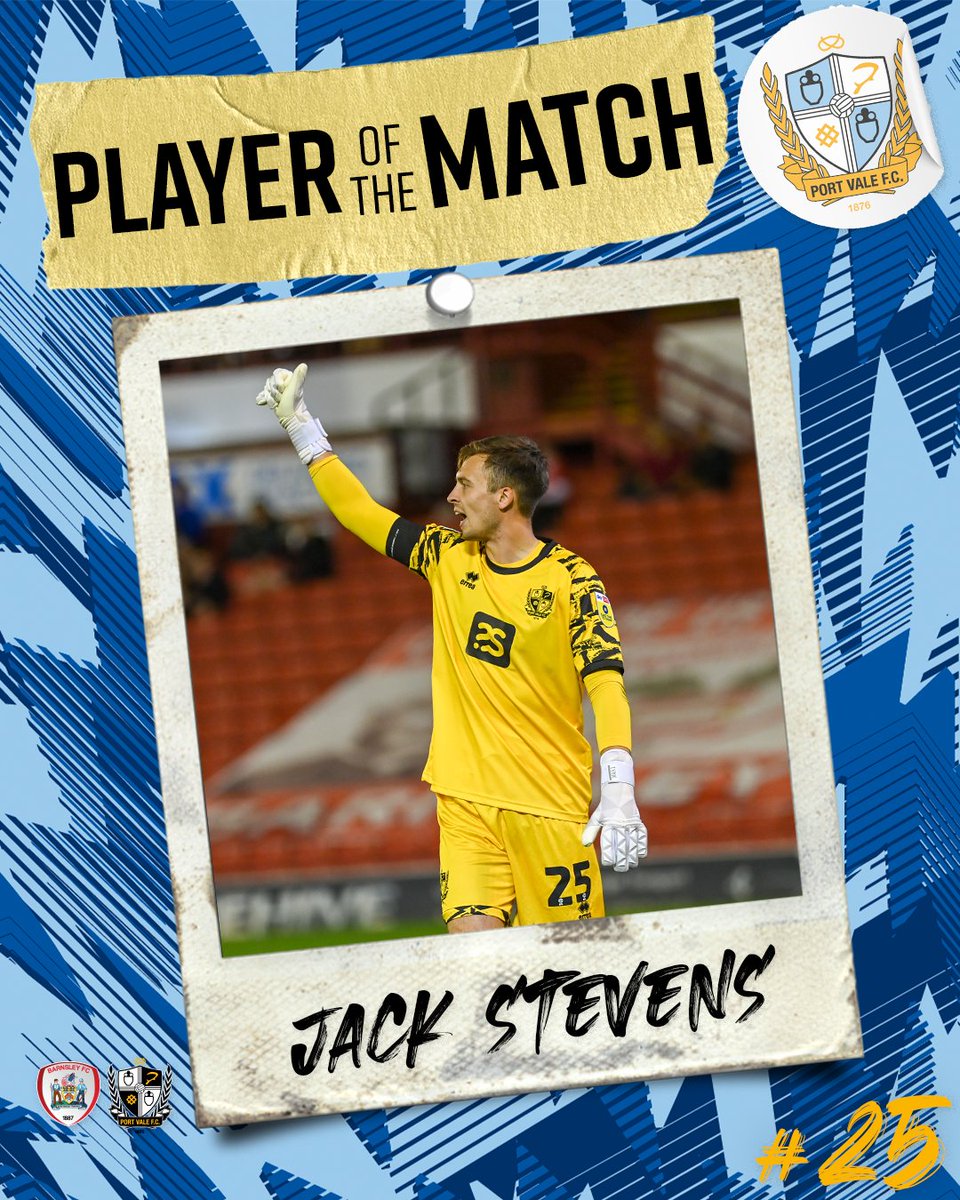 ⭐️ | #PlayeroftheMatch

Our man between the sticks made some brilliant stops against <a href="/BarnsleyFC/">Barnsley FC</a> last night, and you have voted for him as our Star Player as we secured a point on the road, congratulations <a href="/JackStevens01/">Jack Stevens</a>! 👏

#PVFC | #POTM