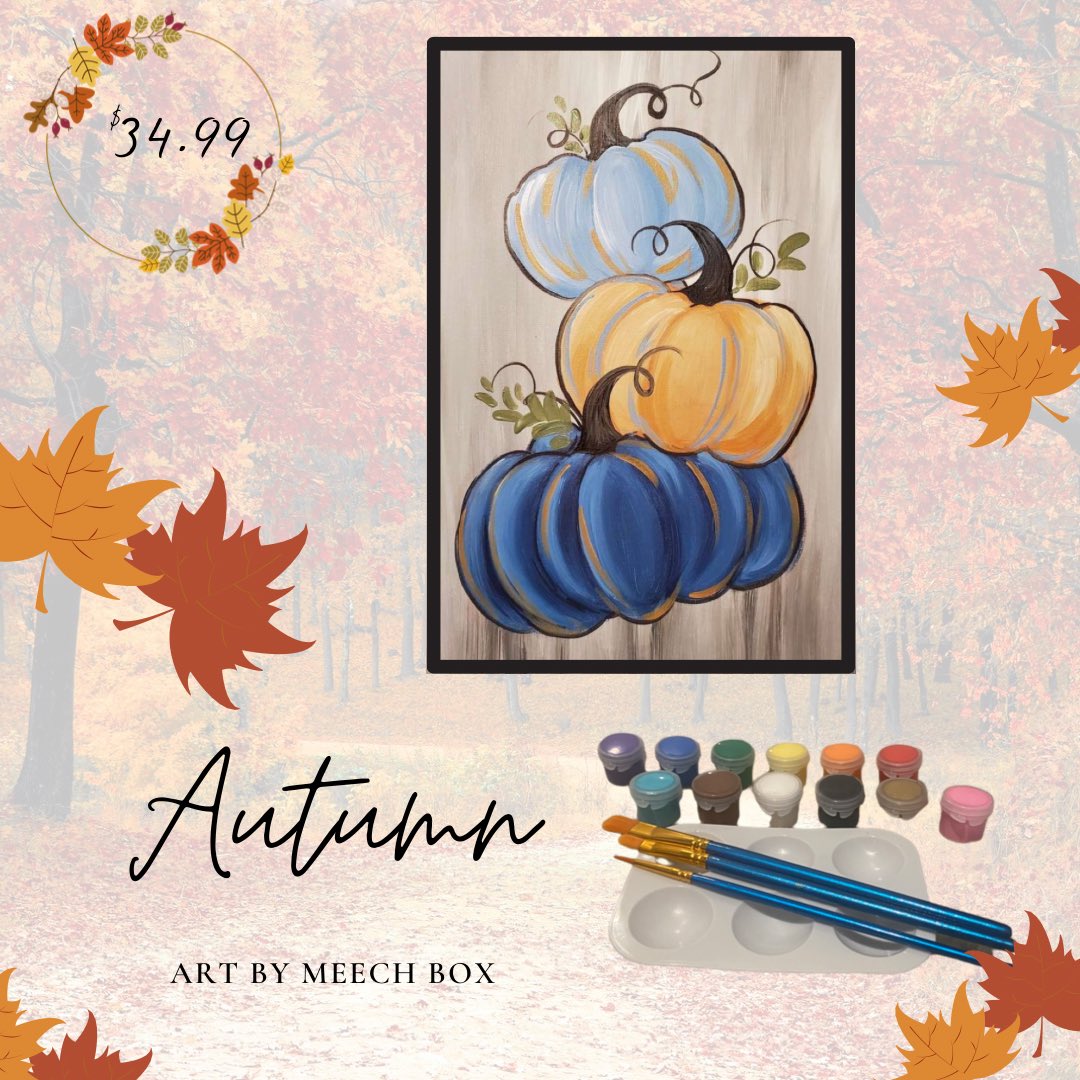 artbymeech's tweet photo. Autumn art kits ready to ship to your door! Click on the link and shop with me! https://t.co/GO15G9xeq4 https://t.co/IuoyXJ2DIk
