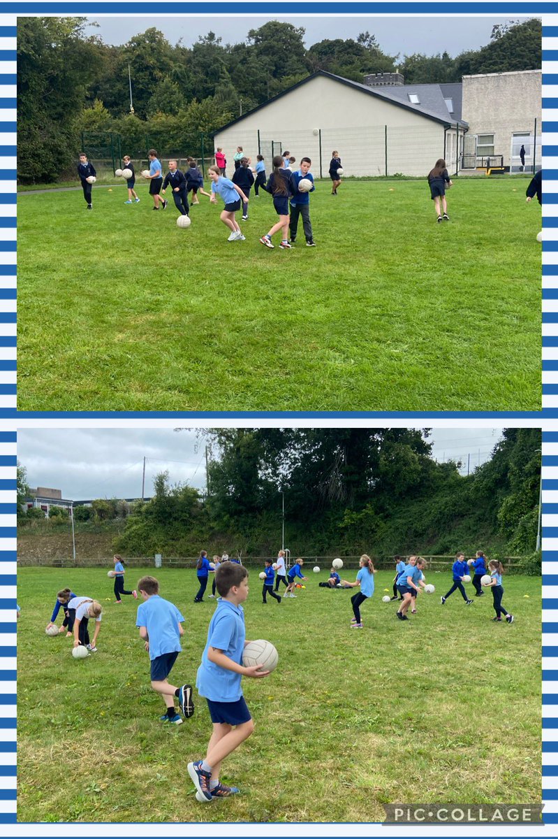 Great to be back in with the <a href="/Barrowrangers/">Barrow Rangers GAA</a> kids in Paulstown NS and Goresbridge NS, 140 kids getting a chance to play and improve some GAA skills on a weekly basis. #kilkenny #gaa