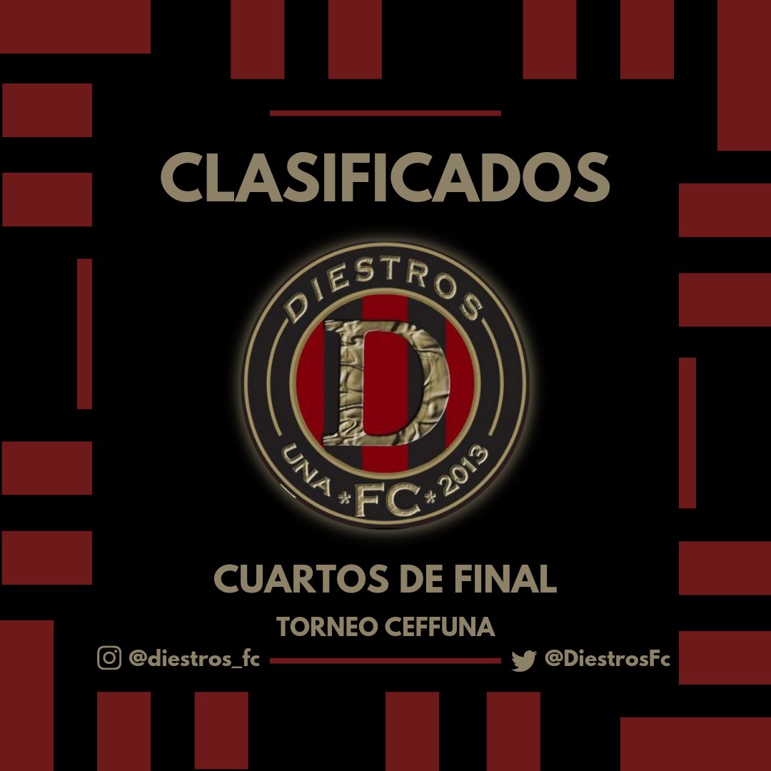 DiestrosFc's tweet photo. PRIMER OBJETIVO LOGRADO. ✅

Ahora nos enfocamos en el siguiente paso, romper la barrera de los cuartos de final. 🔜

#VamosDiestros https://t.co/ag0g1Cz5uw