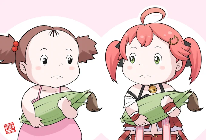 とうもころし と とうころもし#miko_Art 