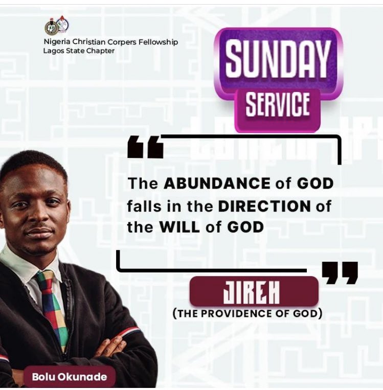 NCCFLAGOS's tweet image. #sundayservice