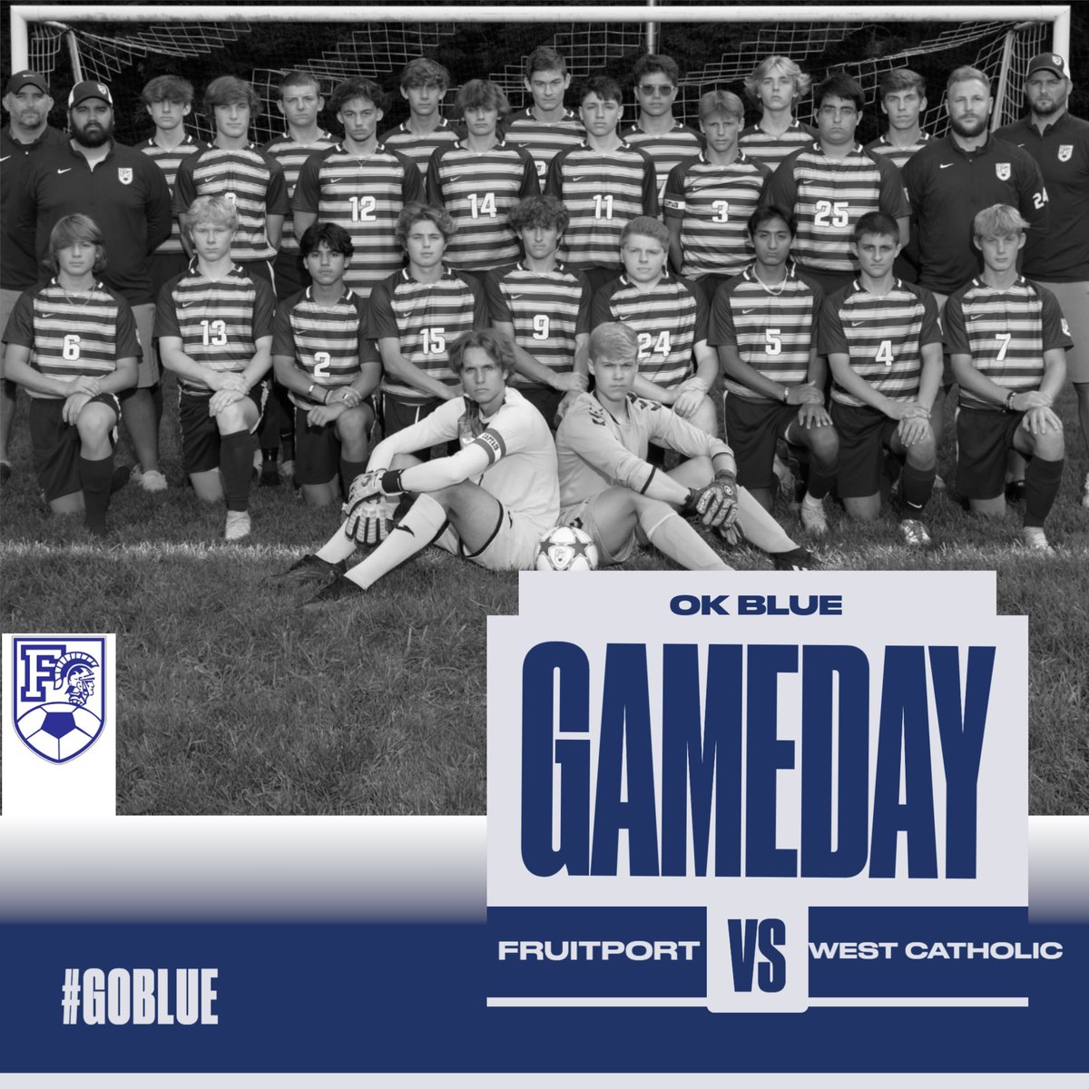 Trojan Boys Soccer Game Day!
Fruitport vs West Catholic
5:00pm- JV
6:45pm- Varsity

Go Blue!