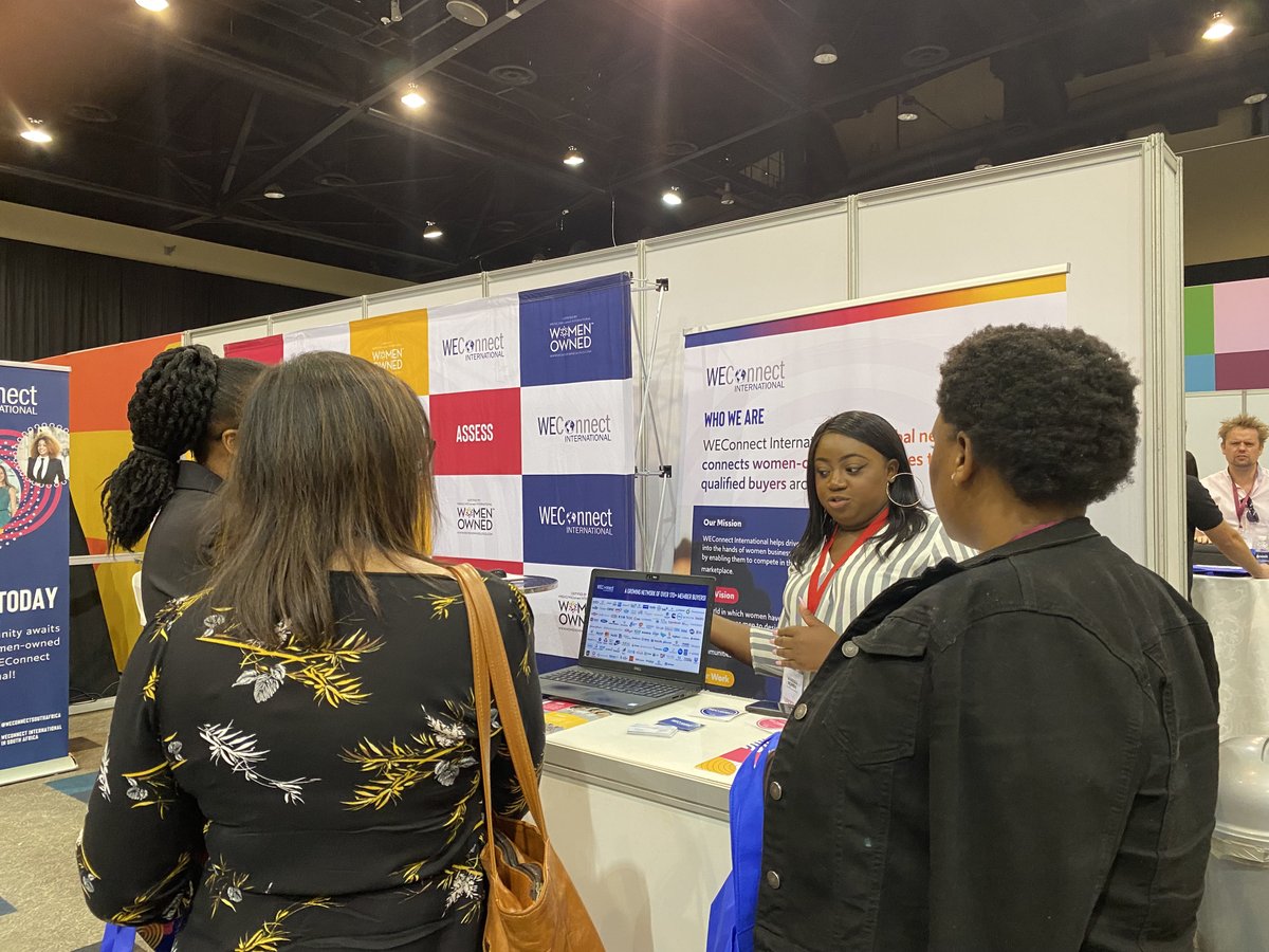 WEConnect_SA's tweet photo. It is a pleasure being at #LeaderEx2022 connecting women business owners to global opportunities. #WEConnectEffect https://t.co/Yz55IxCgyR