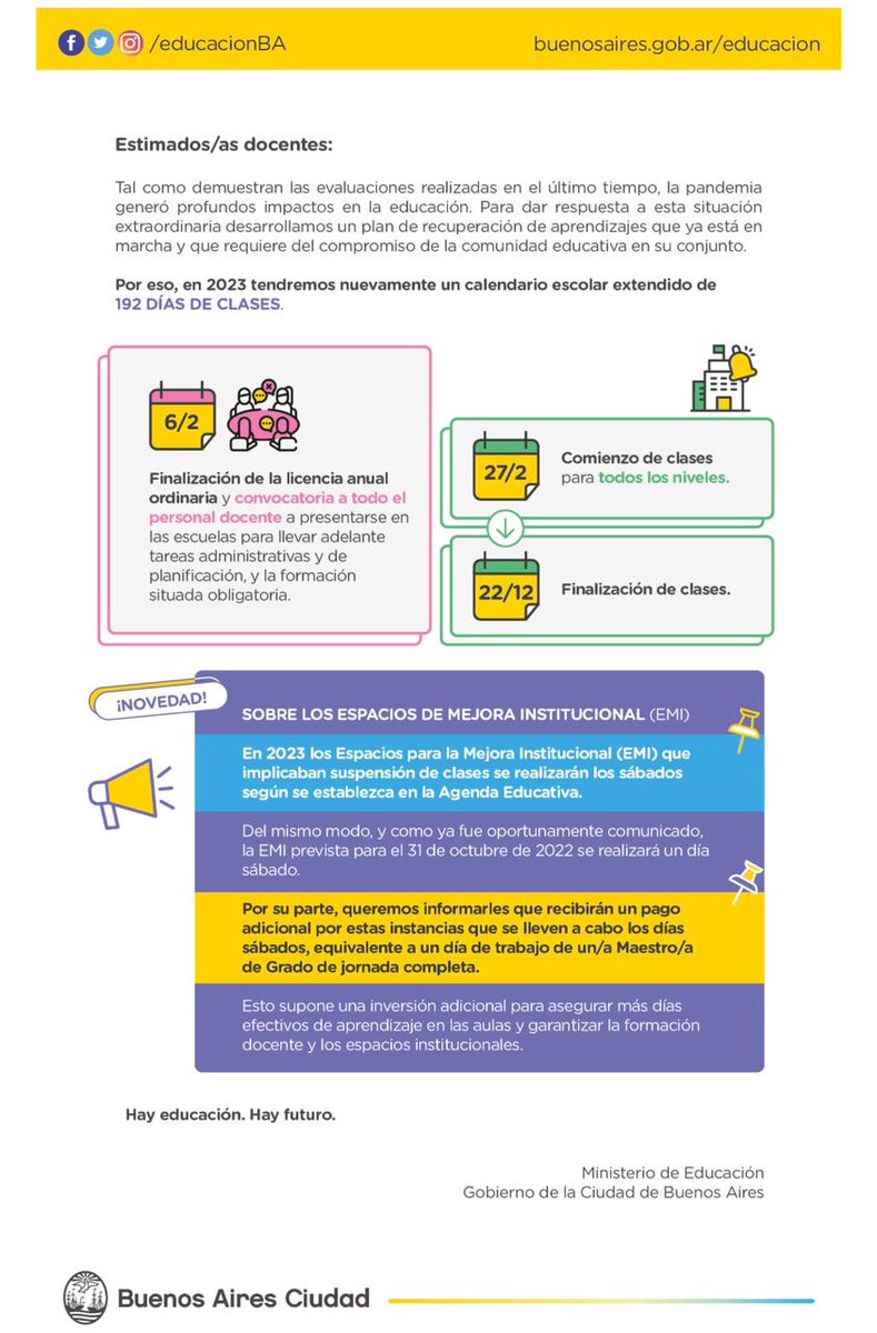 Sólo me dio por reír 🤣🤣🤣🤣🤣 calendario escolar extendido y Jornadas EMI los sábados 🤣🤣🤣🤣🤣🤣🤣🤣🤣🤣