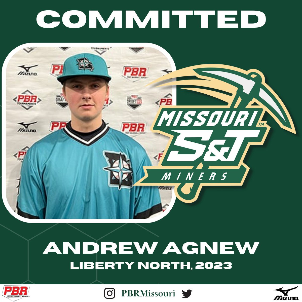 LHP Andrew Agnew (Liberty North, 2023) commits to Missouri S&T. Agnew is ranked No. 230 overall in Missouri's senior class. 👤: bit.ly/3BPa4VX