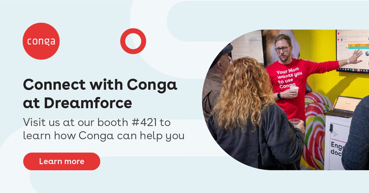 Experience the magic of Conga at Dreamforce 2022. In booth 1311, attendees will have a chance to win prizes from our Conga magician! Shows available during Campground hours. Learn more: okt.to/nXhrdT #DF22 #Salesforce #revenuecyclemanagement #salesforcepartner