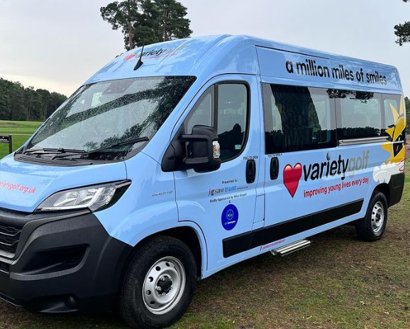 GolfEscapes's tweet photo. Another great event sponsoring @VarietyGolf yesterday 🏌
Despite the rain, a successful day was had at @westhillpro supporting a great cause, and it was a pleasure to present our first Sunshine Coach to the @jigsawtrust 
 #varietygolf #jigsawtrust #charitygolfday https://t.co/f7Wi2tWDUH