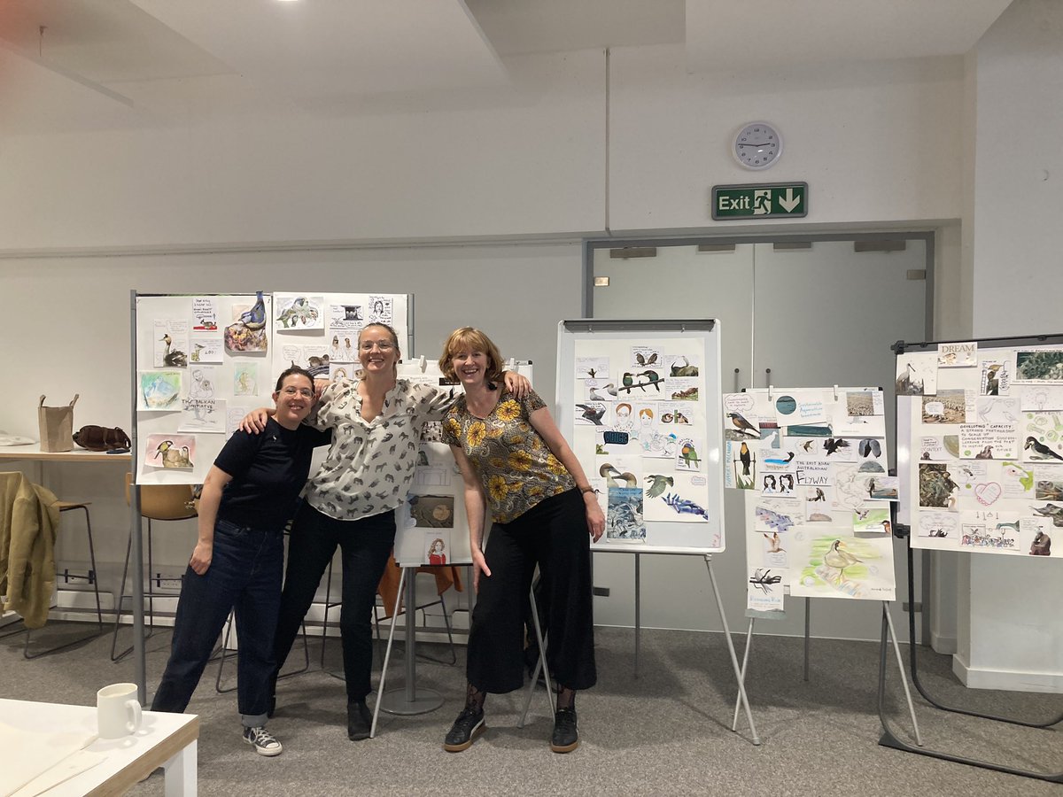 westcreates's tweet photo. @BirdLifeEurope @hd_cement @BirdlifeSuomi @birdlifecyprus @Fuglevern @SPNI @LipuOnlus @SEO_BirdLife @vogelnieuws @NABU_Biodiv @SABUKOGEORGIA Very honoured and excited to be drawing at this conference today! #birdlife100  I was just one of four artists graphically recording the ideas we heard. It’s inspiring to hear about Birdlife’s work with so many international partners. https://t.co/vpPMgWLN9X