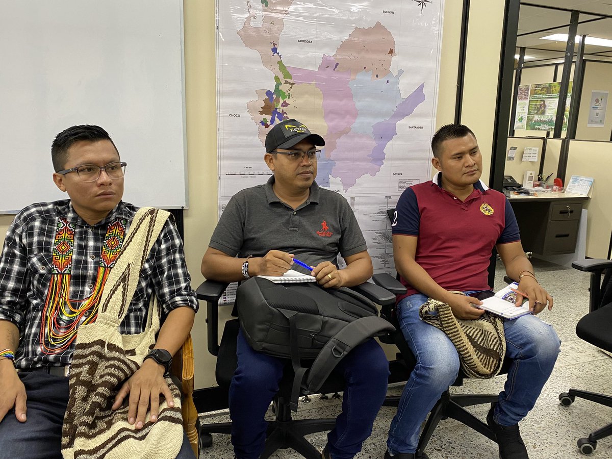 OIA_COLOMBIA's tweet photo. #OIACUENTA | Con @IndigenasAnt de @GobAntioquia articulamos acciones para realizar en Consejo Regional de Autoridades Indígenas de Antioquia, la segunda instancia de gobierno autónomo más importante de los pueblos #EmberaEyábida, #EmberaChamí, #EmberaDóbida, #Gunadule y #Senú. https://t.co/RK91kmes54