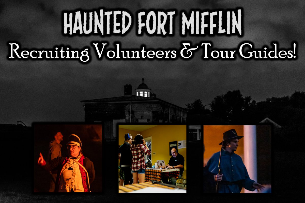🎺Fort Mifflin is recruiting!🥁

October is coming, and we are looking to add to our interpretive team. If you want more information, please send an email to FortMifflinInfo@gmail.com with "Interpretive Guide" or "Halloween Volunteer" as the subject.
