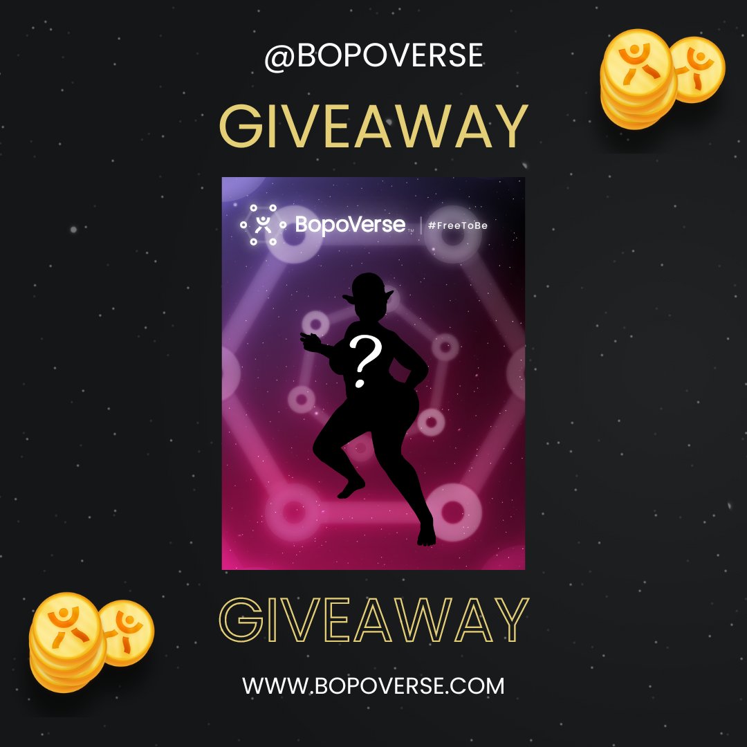 🎁BopoVerse #Giveaway🎁
 
🥇X1 BopoVerse #NFT!

Enter by:
1) RT +❤️ 
2) Join our #Discord: 
discord.gg/QSKVVkCn
3) Tag 3 Friends

⏰Ends in 24 hours!⏰

We will use #TwitterPicker🥂
Good luck🥳

#NFTs #NFTCommunity #NFTGiveaways 
#NFTProjects #NFTdrop  #NFTGiveaway