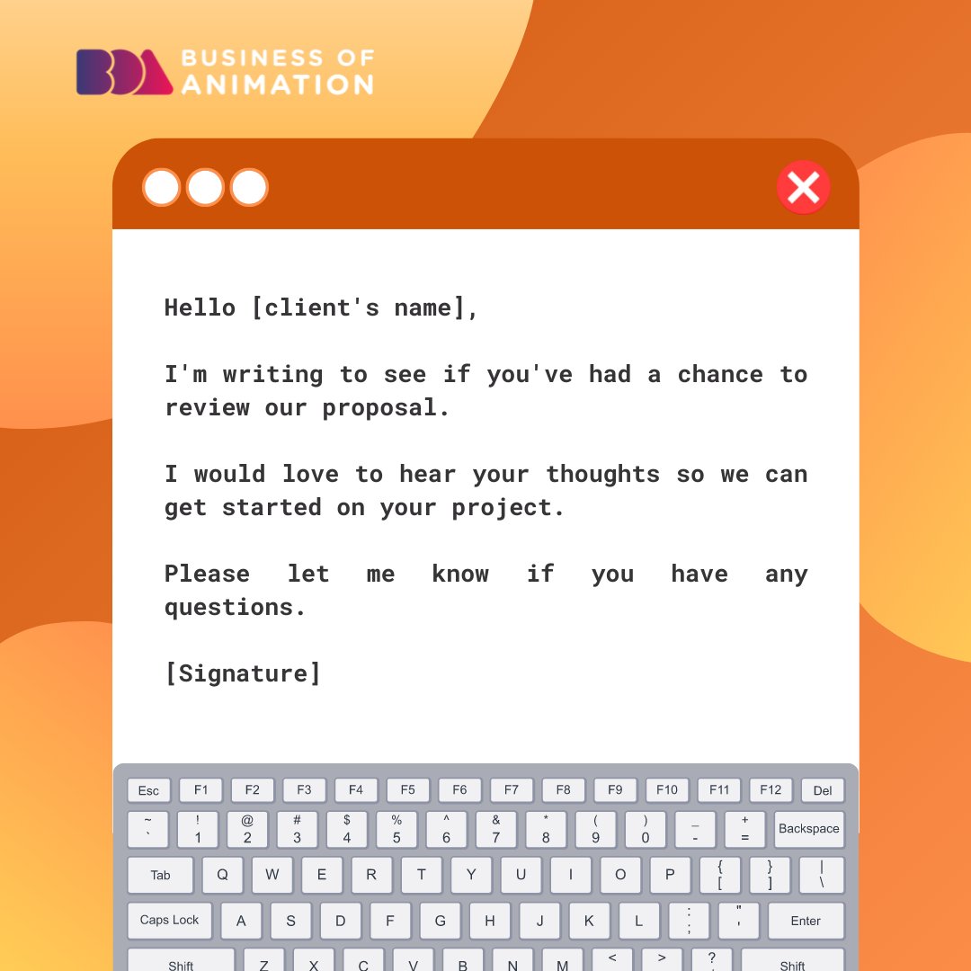 animationbiz's tweet image. Follow-ups can consistently build better client relationships, close more deals, and become sales leaders in their company.

Here are 4 follow-up message templates you can use in case you want to learn how to effectively compose one.

 #AnimationProject #AnimatorProject