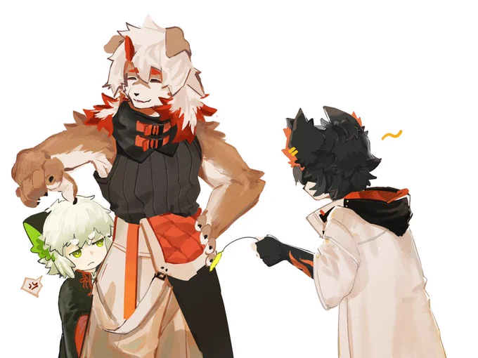 融入得还不错哦 #罗小黑战记 #Arknights 
