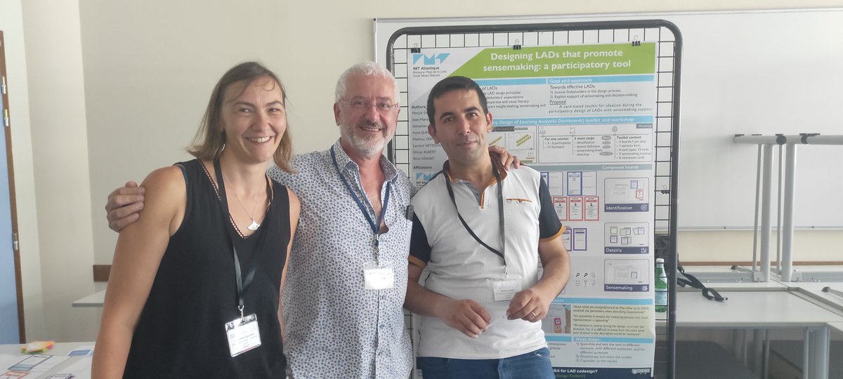 smadjid's tweet photo. @jmgilliot @LabSticc @IMTAtlantique With @KatiaQuelennec and @jmgilliot, we are honored to present PaDLAD, our codesign toolkit at #ECTEL22 https://t.co/ivI2uDpxrD