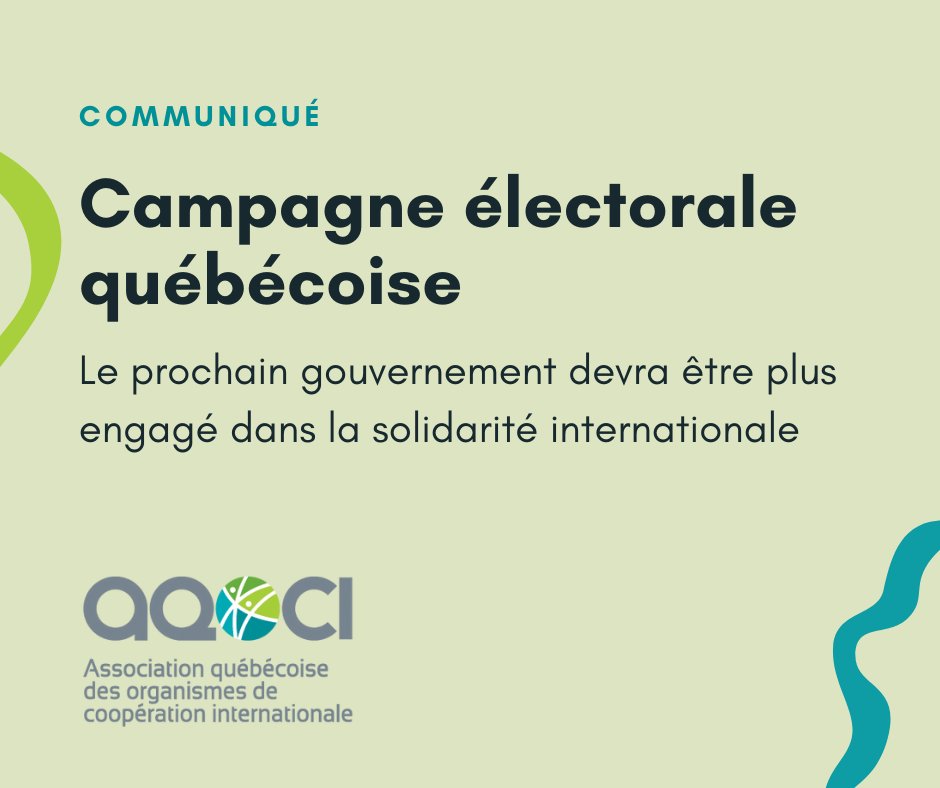 AQOCI (@aqoci) on Twitter photo L’AQOCI interpelle tous les partis afin qu’ils s’engagent à intensifier la #solidaritéinternationale dans le prochain gouvernement.
👉bit.ly/3BGXh7y
#Qc2022 #elections2022 #polqc2022
<a href="/francoislegault/">François Legault</a> <a href="/GNadeauDubois/">Gabriel Nadeau-Dubois</a> <a href="/DomAnglade/">Dominique Anglade</a> <a href="/PaulPlamondon/">Paul St-Pierre Plamondon</a> <a href="/ManonMasse_Qs/">Manon Massé</a> <a href="/joel_arseneau/">Joël Arseneau</a> L’AQOCI interpelle tous les partis afin qu’ils s’engagent à intensifier la #solidaritéinternationale dans le prochain gouvernement.
👉bit.ly/3BGXh7y
#Qc2022 #elections2022 #polqc2022
<a href="/francoislegault/">François Legault</a> <a href="/GNadeauDubois/">Gabriel Nadeau-Dubois</a> <a href="/DomAnglade/">Dominique Anglade</a> <a href="/PaulPlamondon/">Paul St-Pierre Plamondon</a> <a href="/ManonMasse_Qs/">Manon Massé</a> <a href="/joel_arseneau/">Joël Arseneau</a>