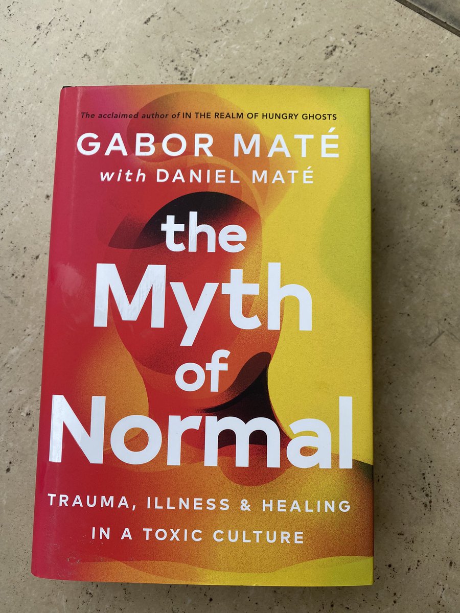 Highly recommend this wonderful book by a man who I am honoured to call a friend <a href="/DrGaborMate/">Dr. Gabor Maté</a> - with his son <a href="/DanielBMate/">Daniel Maté 🍉</a> - eloquent explanation on why the toxic culture many of us inhabit is driving many of us to feel sick AND what we can do about it

amzn.to/3RAgDB9