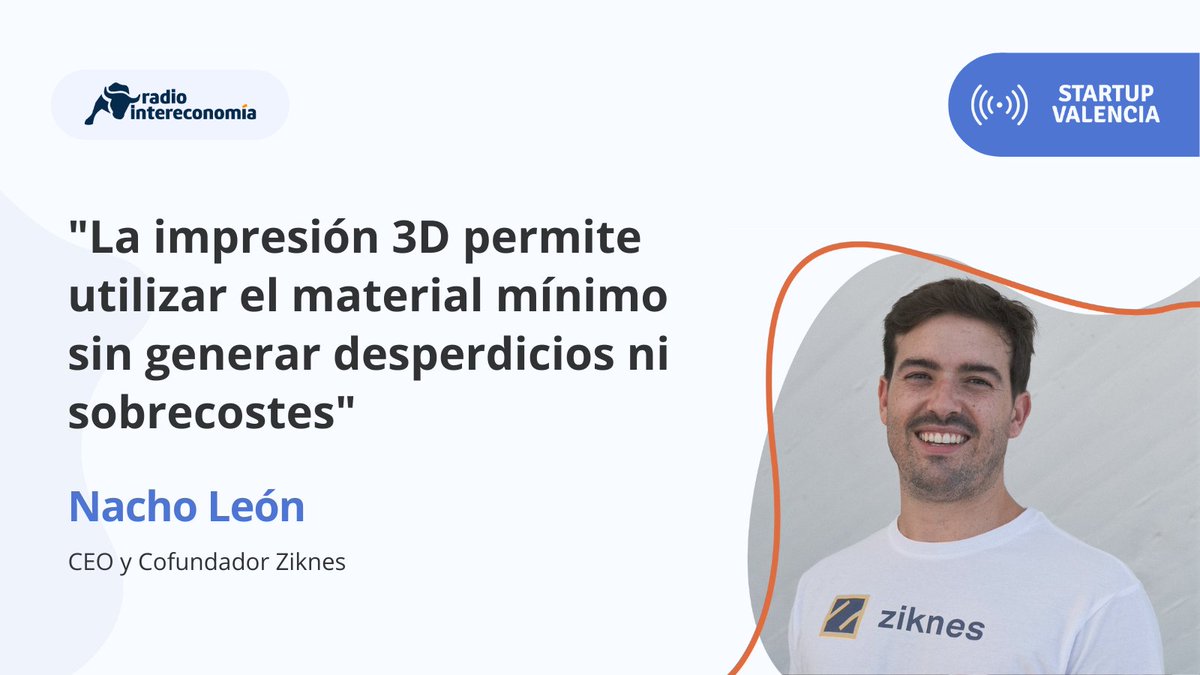 La #startup valenciana @ziknes_ ha desarrollado una de las primeras maquinas del mundo en imprimir con hilo metálico, aportando mayor flexibilidad a las empresas y abaratando sus costes 🦾 Conoce el proyecto en esta entrevista a su CEO, @Leon_Nacho_ ➡ youtube.com/watch?v=pa5D1x…