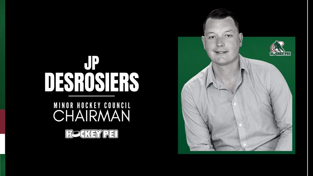 We’re pleased to introduce our new Minor Hockey Council Chair! 

Learn more about the newest addition to <a href="/HockeyPEI/">Hockey PEI</a>’s Board of Directors, JP Desrosiers. ⬇️

📝 | bit.ly/desrosiers-rel…