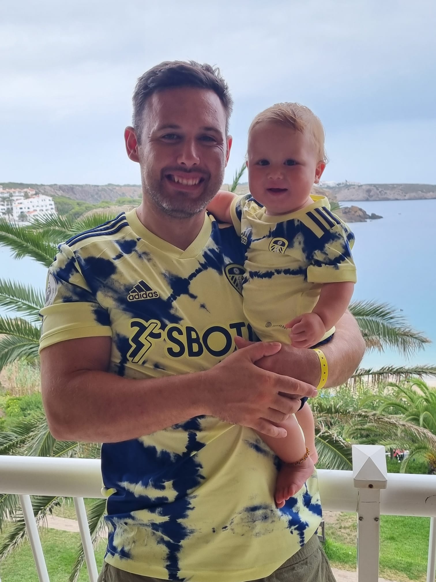 Happy first birthday to my little boy and new leeds fan    