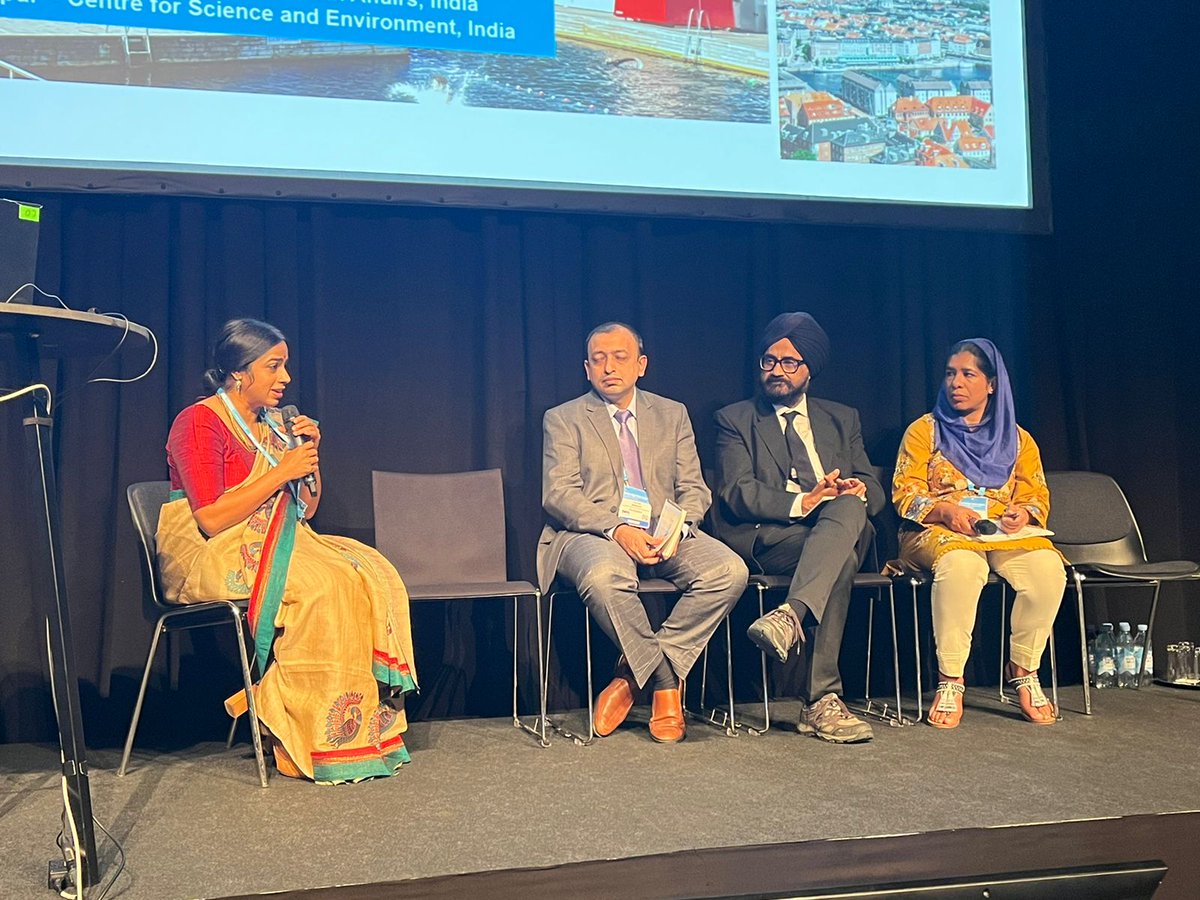 NFSSMalliance's tweet photo. At @IWAHQ, #NFSSMAlliance hosted a panel discussion where the various #sanitation experts stressed upon the need of collaborative ecosystems for South Asian sanitation. The session was moderated by Deepa Karthykeyan, Co-Founder & Director, @a_Infonomics.
Stay tuned for more. https://t.co/sSBe5RTCXO