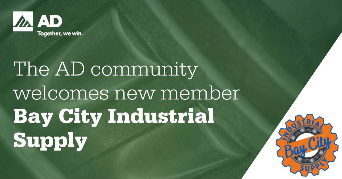 We're delighted to announce that Bay City Industrial Supply has joined AD Bearings &amp; Power Transmission as a new member within the division! #ADSTRONG