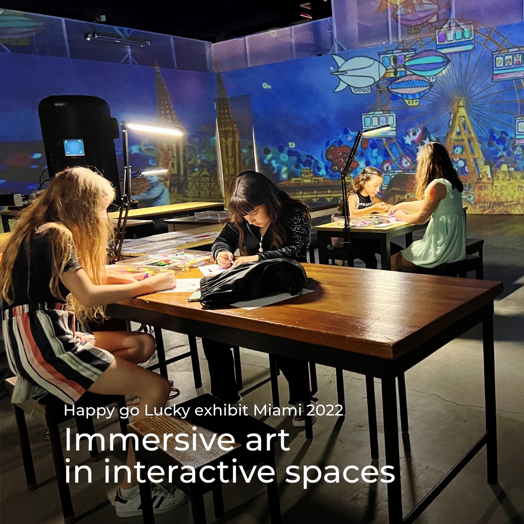 BroomxTech's tweet photo. Using Broomx #technology, they have created a new Art Center inside the exhibition consisting in a totally immersive and #interactive room where the audience play an important role participating in the exhibition. 👇 https://t.co/n1UDtIvmjs