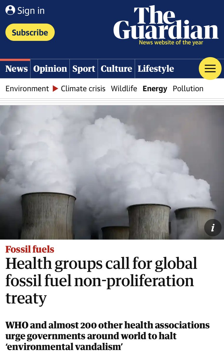 CarolineLucas's tweet photo. From droughts, floods and fires, to oil spills, pipeline explosions, lung disease and cancers - climate-wrecking fossil fuels are killing people &amp; planet. @WHO &amp; 200 health orgs are joining our calls for a #fossilfueltreaty - they must stay in the ground for good https://t.co/9BB3nLOhol