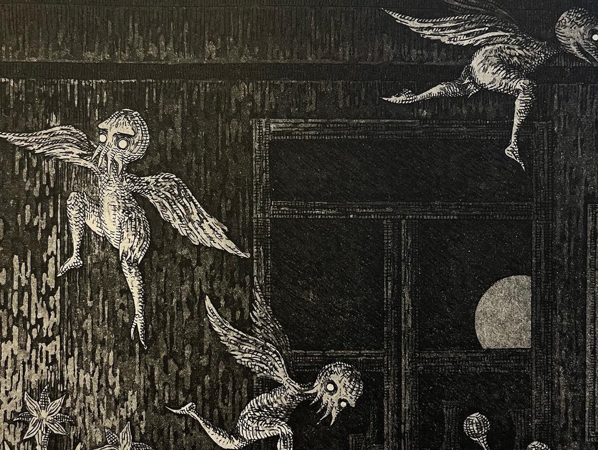 monsterassocia's tweet photo. Monarchy and Capitalist in Neo feudalism society, Etching &amp; Aquatint 50 x 70 cm

#art #artwork #etching #hardground #aquatint #printmaking #drawing #collection #demon #monster #sketch #sketchbook #characterdesign #character https://t.co/WVBgYIk1oD