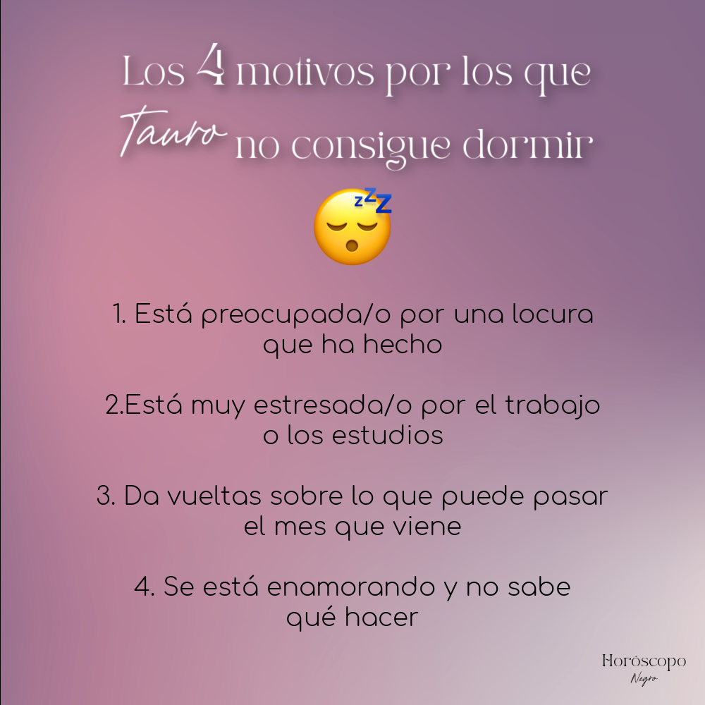 tauro_hn's tweet photo. Los 4 motivos por los que #tauro no consigue dormir 😴 https://t.co/wvsoH9Ybad