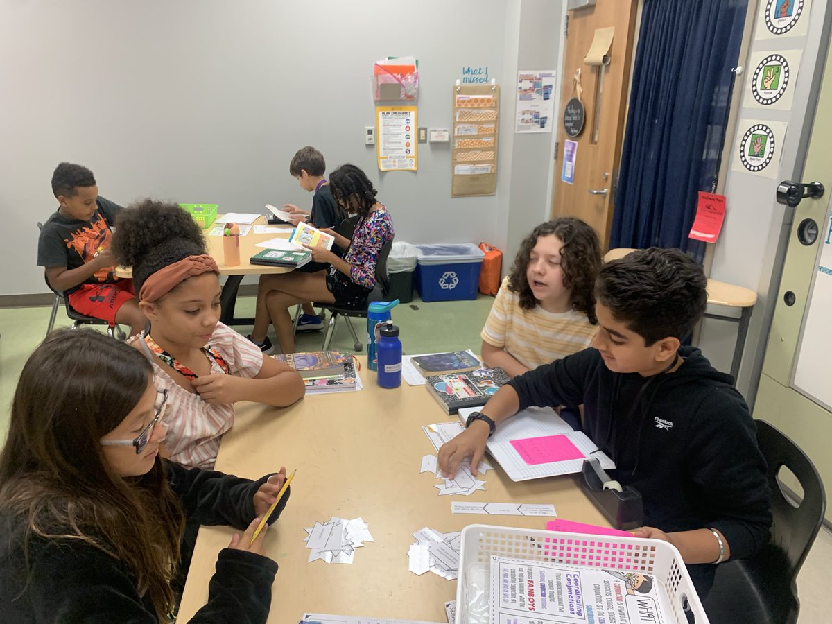 mrs_harvell's tweet photo. Station Day!! Reviewing parts of speech! #KISD @TimberviewMS https://t.co/zv649c3g0r