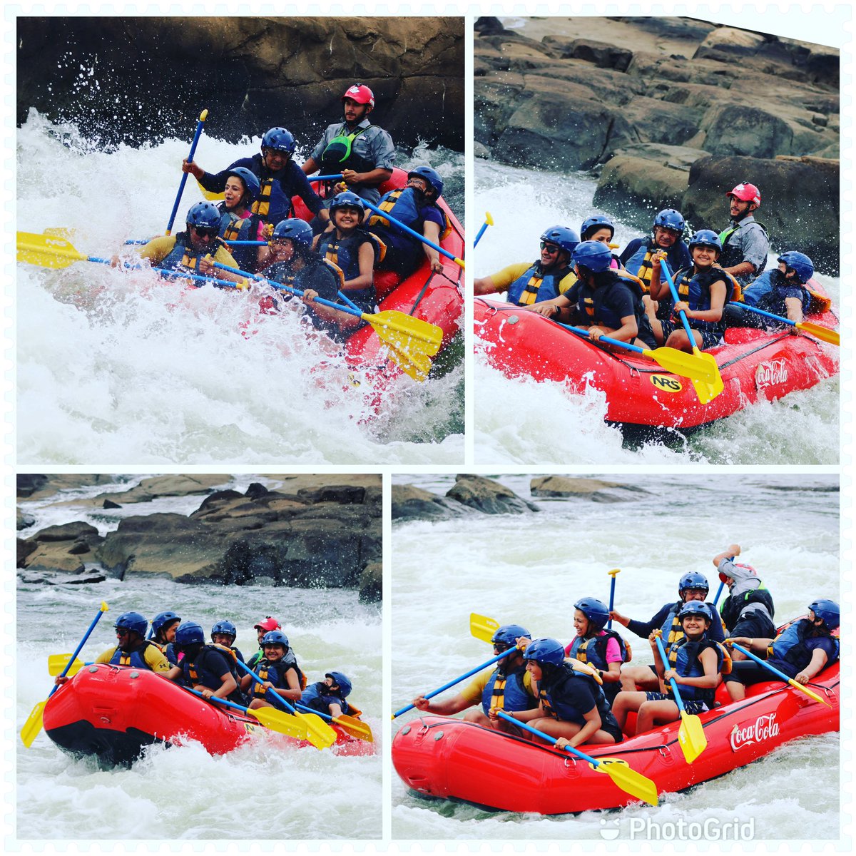 SethiShirene's tweet photo. Following the serious lady on the rollercoaster,here is -always smiling ! Rapids ? What class 4 rapids ? While everyone is laughing or falling ,cool dude @SethiRanveer just calmly Keeps on smiling ! #alwayscameraready #smiling #cooldude @wsbtv @jimmyfallon @jimmykimmel #wildride https://t.co/ynkOFujIf9