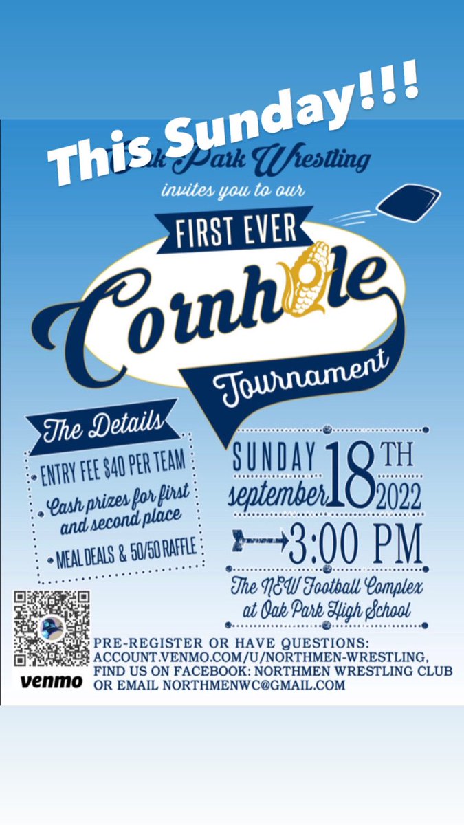 Coming up this weekend!  Get your team signed up!!! <a href="/OPHSAlumni/">Oak Park Alumni</a> <a href="/Northmen_WR/">Oak Park Wrestling</a> <a href="/Northmen_LumYd/">OPHS Fan Section</a>