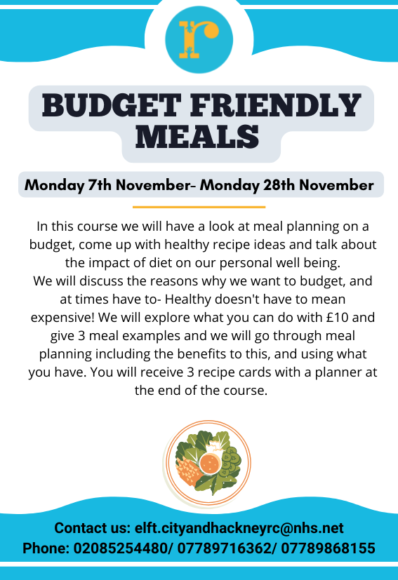 We're running our budget friendly meals course again in November 🤩 be sure to get in touch with us if you're interested in taking part
