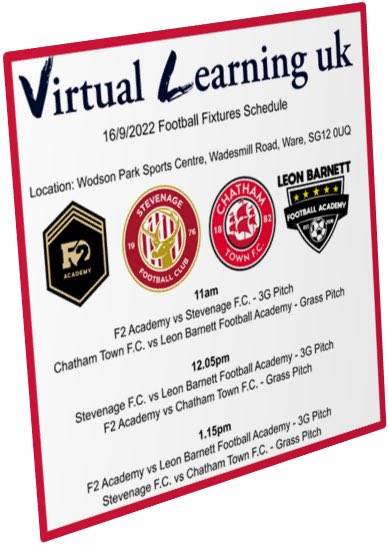 vlukeducation's tweet image. The 2022-23 @vlukeducation Football League kicks off on Friday. 🏆⚽️. 

Thank you to @F2AcademyUK for hosting the Southern festival.
@ChatsAcademy @LeonBarnettFA @StevenageFC_EDP