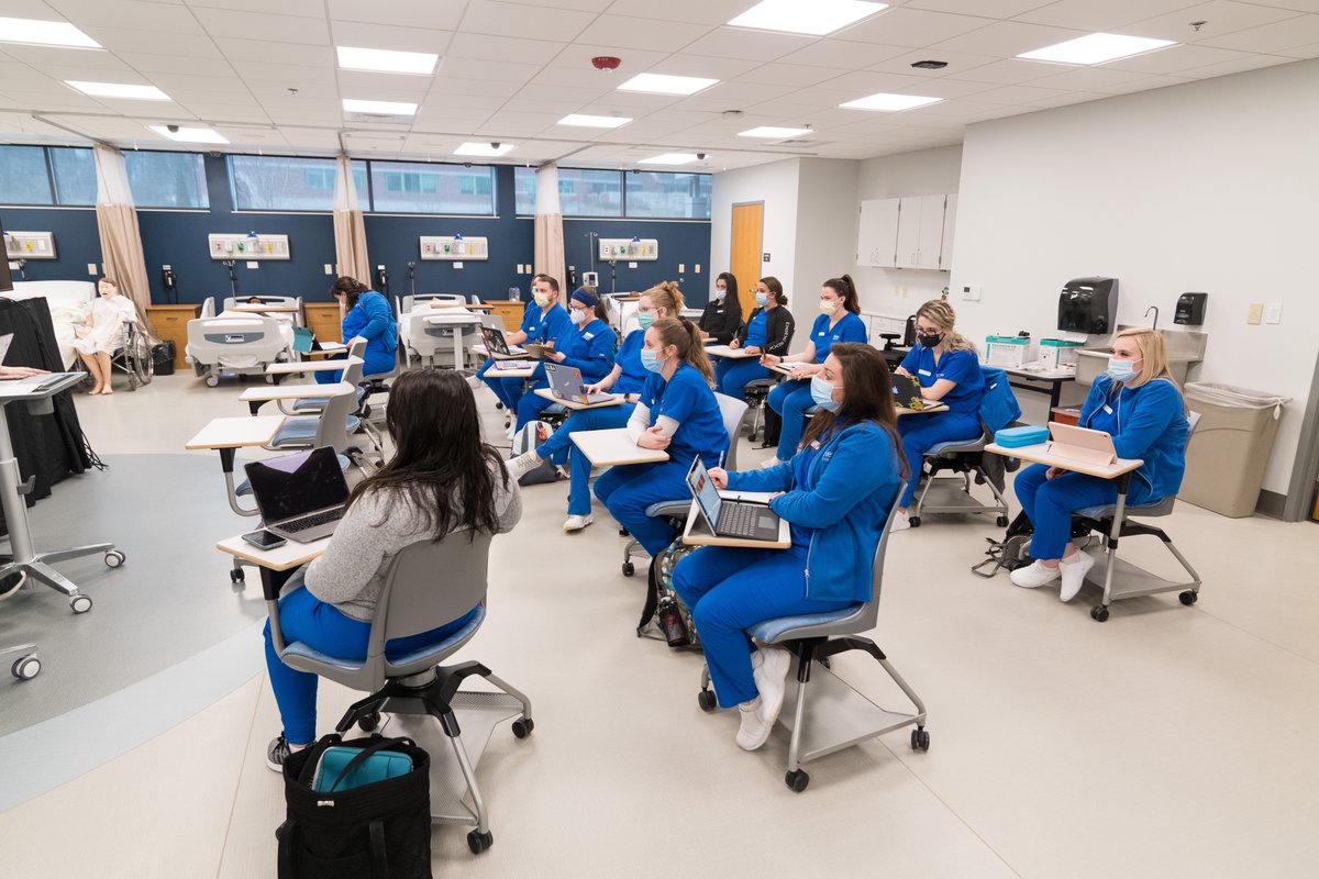 RivUniversity's tweet photo. Join us at 11 a.m. to celebrate the reimaging of Sylvia Trottier Hall at the Ribbon Cutting Ceremony on 9/16. The Rivier community and local leaders will gather to commemorate the innovations in these new learning spaces. #rivieruniversity #higherandbetter https://t.co/BljHraiDjr