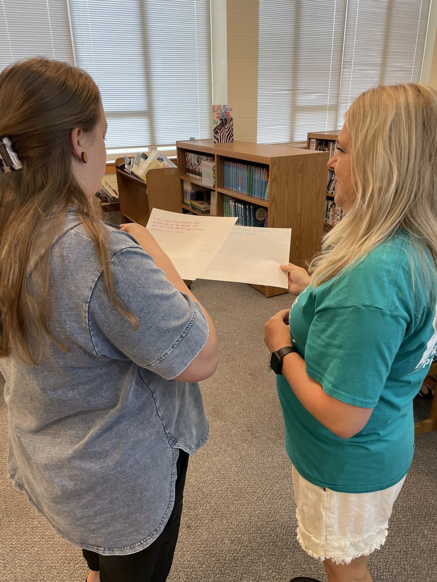 Staff <a href="/CessnaUSD259/">Cessna Elementary School</a> discussing our schools data and connecting their why to how we can improve student success #wpsproud