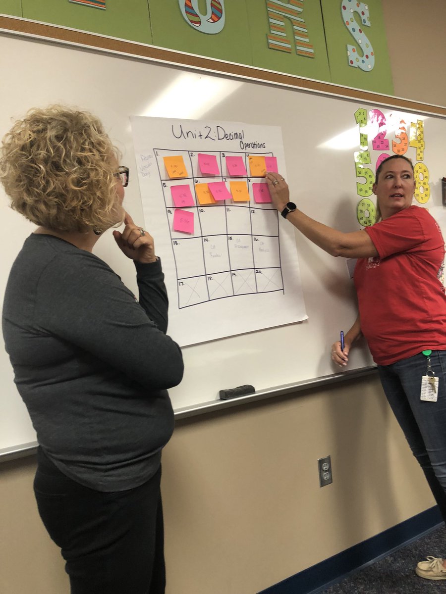 AmandaLRod27's tweet photo. Loving watching this 5th grade math Barber MS team complete their 15 day challenge collaboratively for the next unit.   #modelplcschool @JennaMcclung @DISDGatorsLearn @SolutionTree https://t.co/YZ0JhUYSfh