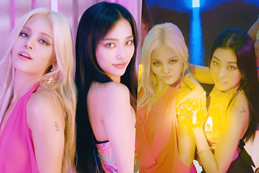 soompi's tweet photo. WATCH: #Sorn Reunites With #CLC Bandmates #Yeeun And #Seungyeon In Stylish MV For "Nirvana Girl"
https://t.co/57fALJTWaJ https://t.co/TkAnok1svO